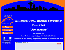 Tablet Screenshot of lionrobotics.org